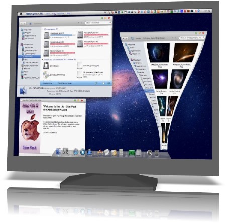 Mac Lion Skin Pack 9.0 for Windows 7 x32/x64, Transforma Windows 7 a Mac OS X Lion 10.7