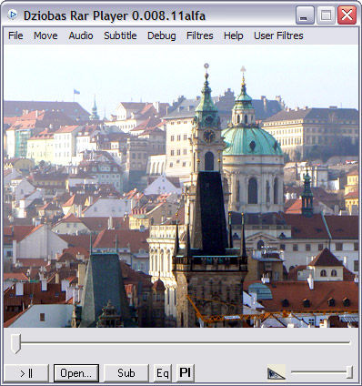 Dziobas RAR Player [Ve un video en RaR, sin descargar todo]