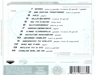 Wisin & Yandel La Mente Maestra CD 2008
