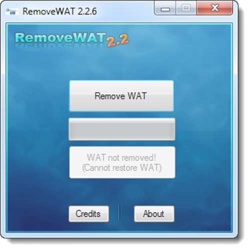 RemoveWAT v2.2.6 - Activación segura windows 7 RemoveWAT v2.2.6 - Activación segura windows 7