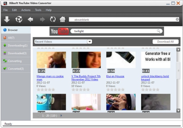 Xilisoft YouTube Video Converter v3.3.3 build 20130104 - Descarga y convierte vídeos Youtube