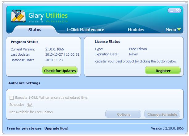 Glary Utilities Pro 2.52.0.1698 [Multi] - Kit completo para mantenimiento del PC